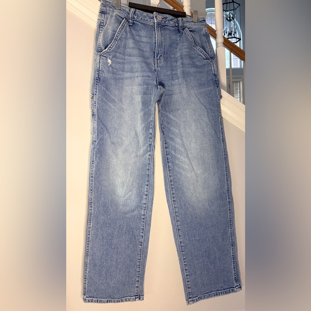 SO Junior Women’s High Rise Carpenter Jeans - Size7/28W